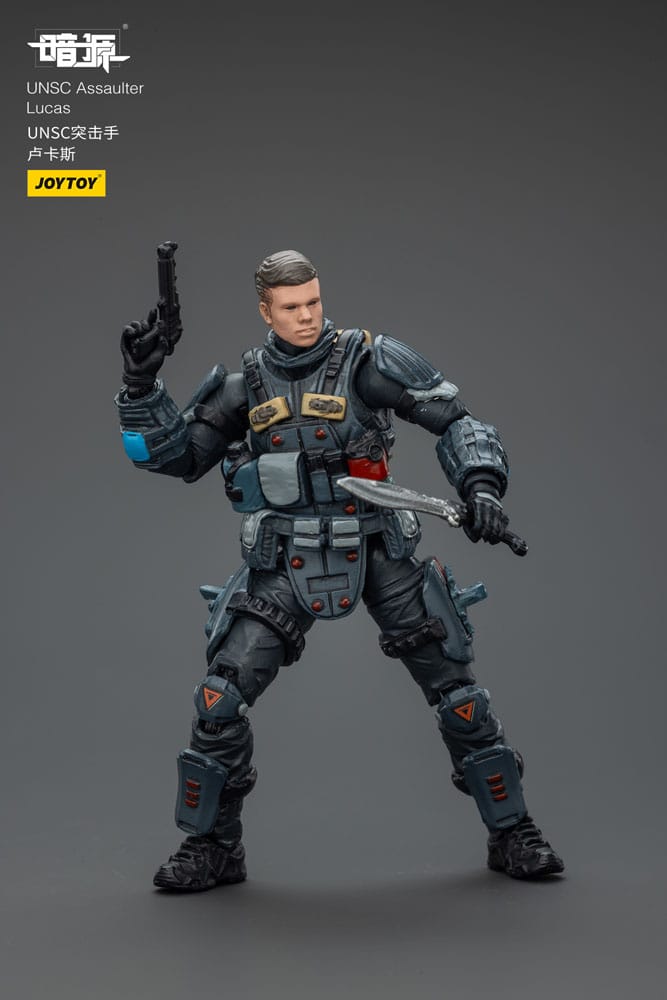 UNSC Dark Source Action Figur Assaulter Lucas 7 cm