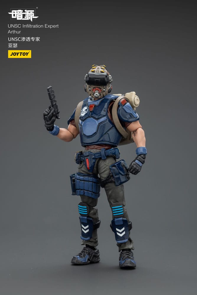 UNSC Dark Source Action Figur Infiltration Expert Arthur 7 cm