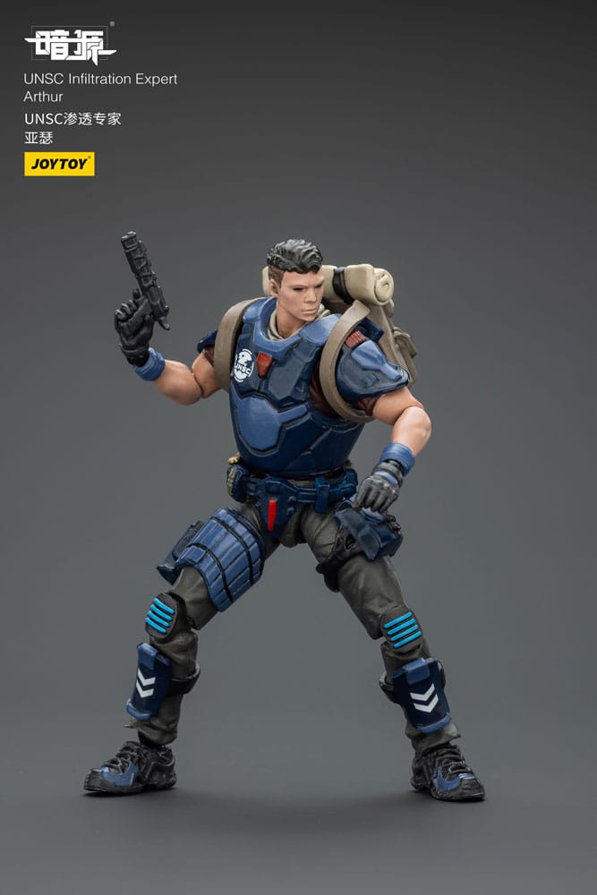 UNSC Dark Source Action Figur Infiltration Expert Arthur 7 cm