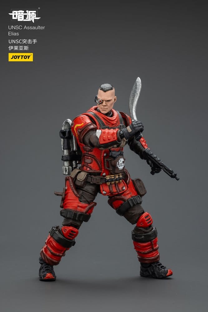 Dark Source UNSC Series Action Figur Assaulter Elias 8 cm