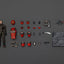 Dark Source UNSC Series Action Figur Assaulter Elias 8 cm