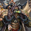 Warhammer 40k Action Figure 1/18 Mortarion Daemon Primarch of Nurgle with Ancient weapons The Lantern and Silence 21 cm
