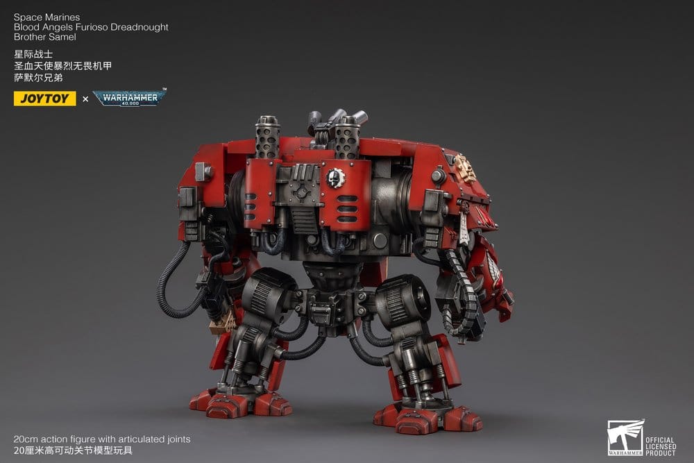 Warhammer 40,000 Action Figure Blood Angels Furioso Dreadnought Brother Samel 20 cm
