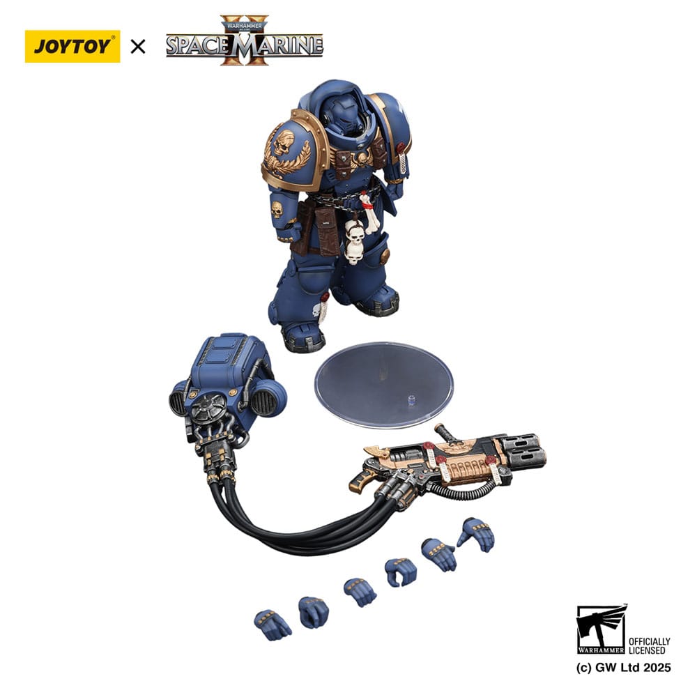 Warhammer 40,000: Space Marine 2 Action Figure Ultramarines Heavy Artificer Armor with Relic Multi-Melta 13 cm