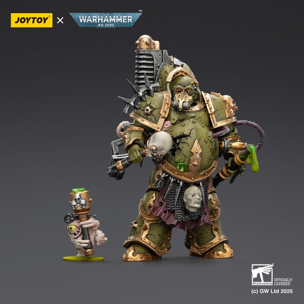 Warhammer 40,000 Action Figure Death Guard Foul Blight spawn with Plague Sprayer 12 cm