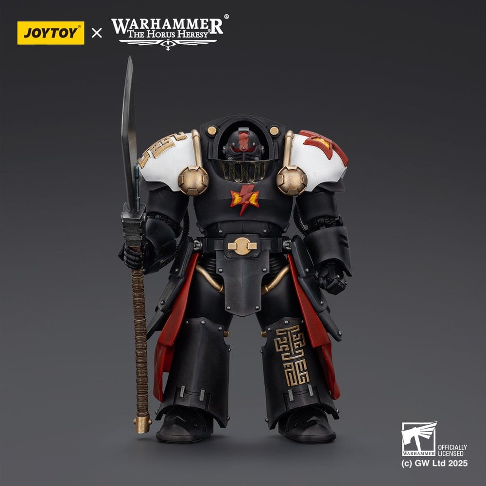 Warhammer The Horus Heresy Action Figure White Scars Ebon Keshig Terminator 2 with Power Glaive 13 cm