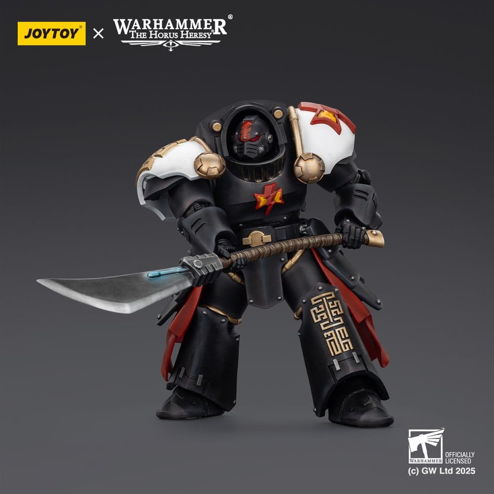 Warhammer The Horus Heresy Action Figure White Scars Ebon Keshig Terminator 2 with Power Glaive 13 cm - Damaged packaging