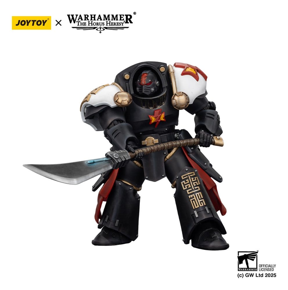 Warhammer The Horus Heresy Action Figure White Scars Ebon Keshig Terminator 2 with Power Glaive 13 cm - Damaged packaging