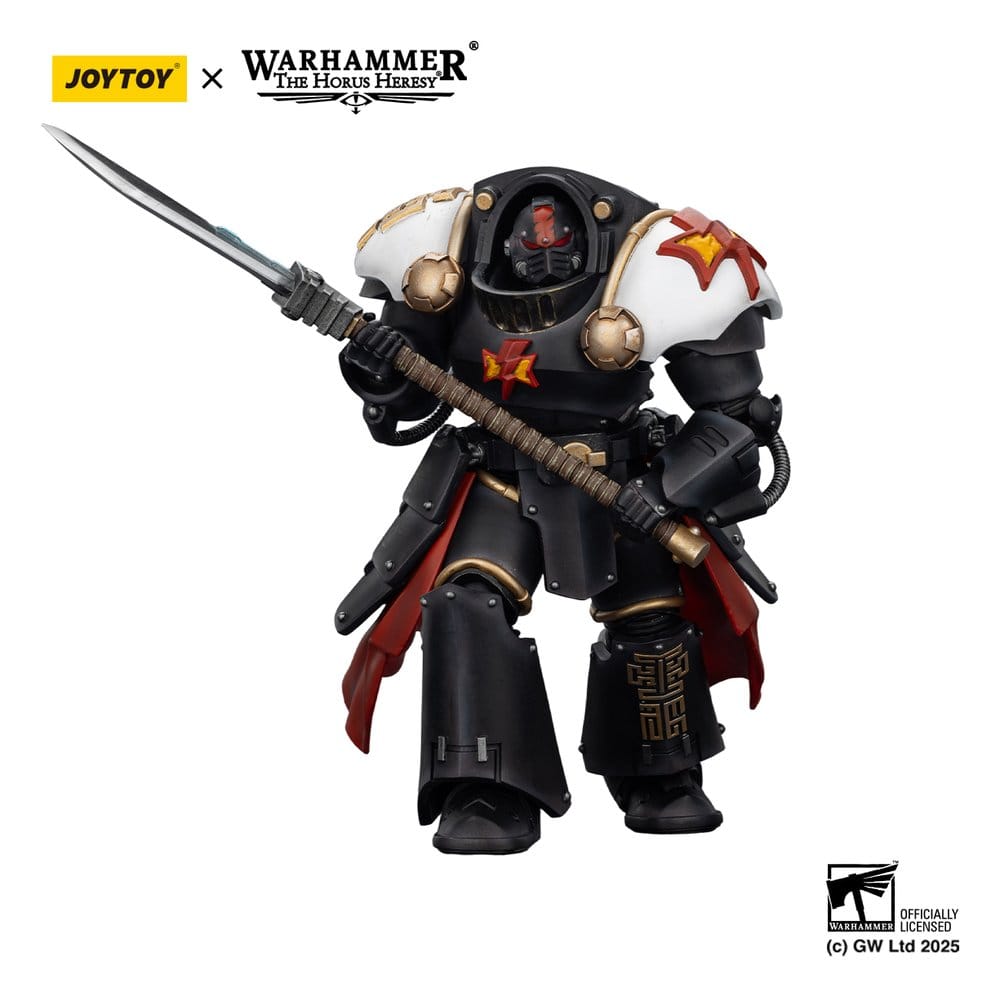 Warhammer The Horus Heresy Action Figure White Scars Ebon Keshig Terminator 2 with Power Glaive 13 cm - Damaged packaging