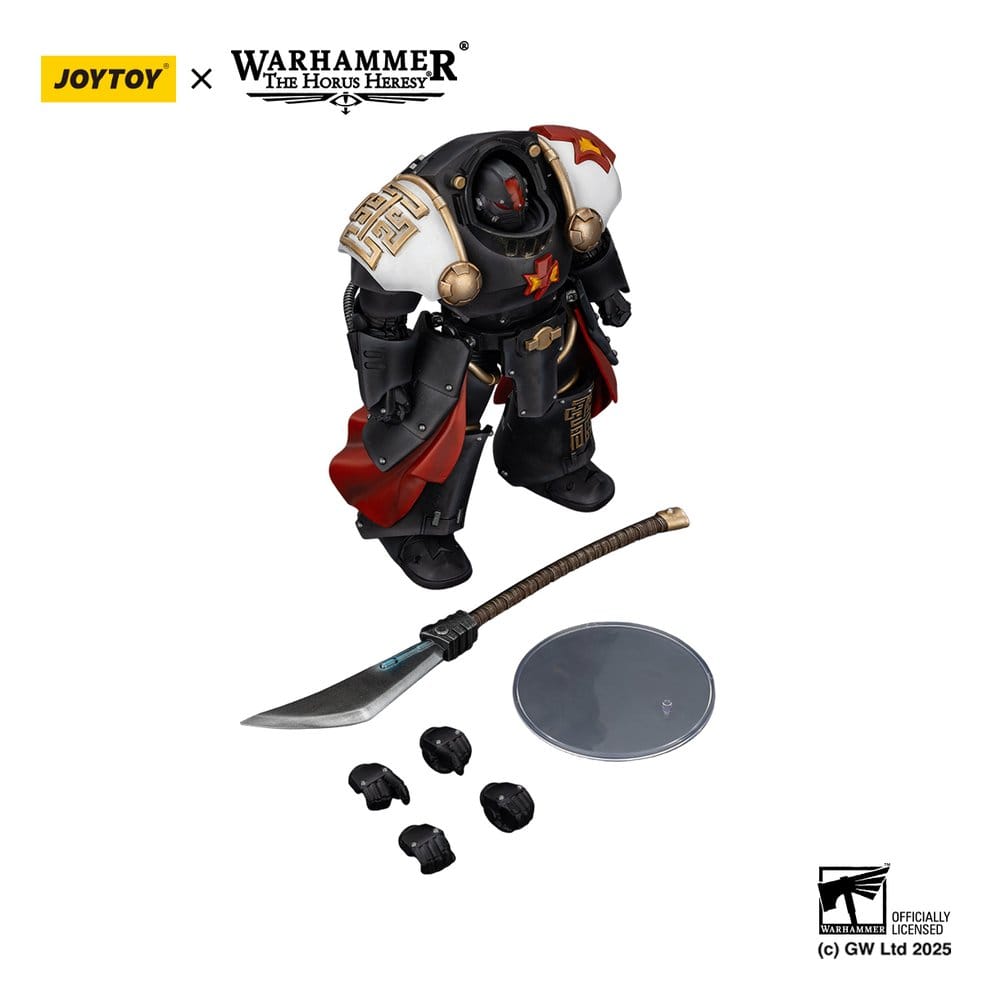Warhammer The Horus Heresy Action Figure White Scars Ebon Keshig Terminator 2 with Power Glaive 13 cm - Damaged packaging