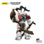 Warhammer 40,000 Action Figure White Scars Legion Praetor in Cataphractii Terminator Armour with Cyber Hawk Chogorian sword and combi-melta 14 cm