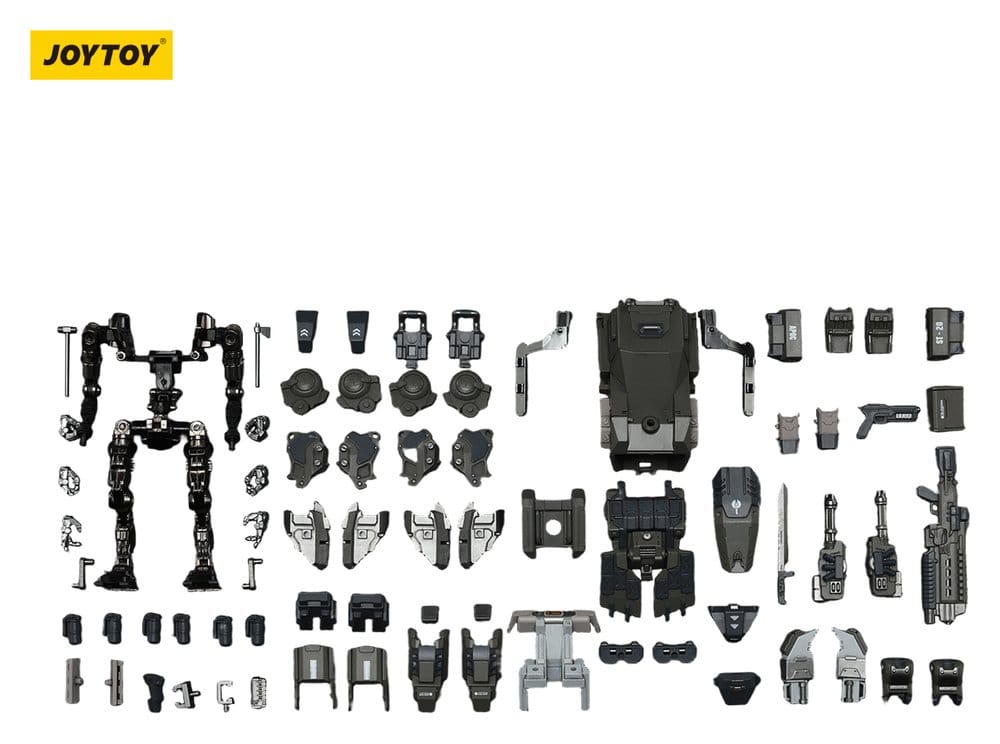 Dark Source Action Figure APOC Series Razor Stealth/Night Ops Mech 17 cm - Severely damaged packaging