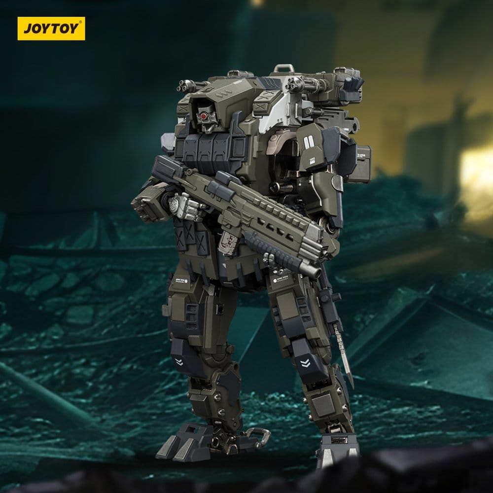 Dark Source Action Figure APOC Series Razor Stealth/Night Ops Mech 17 cm - Severely damaged packaging