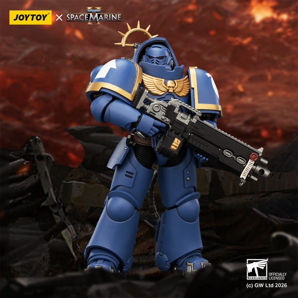 Warhammer 40,000 Action Figure Game Edition Ultramarines Heavy Intercessor 13 cm