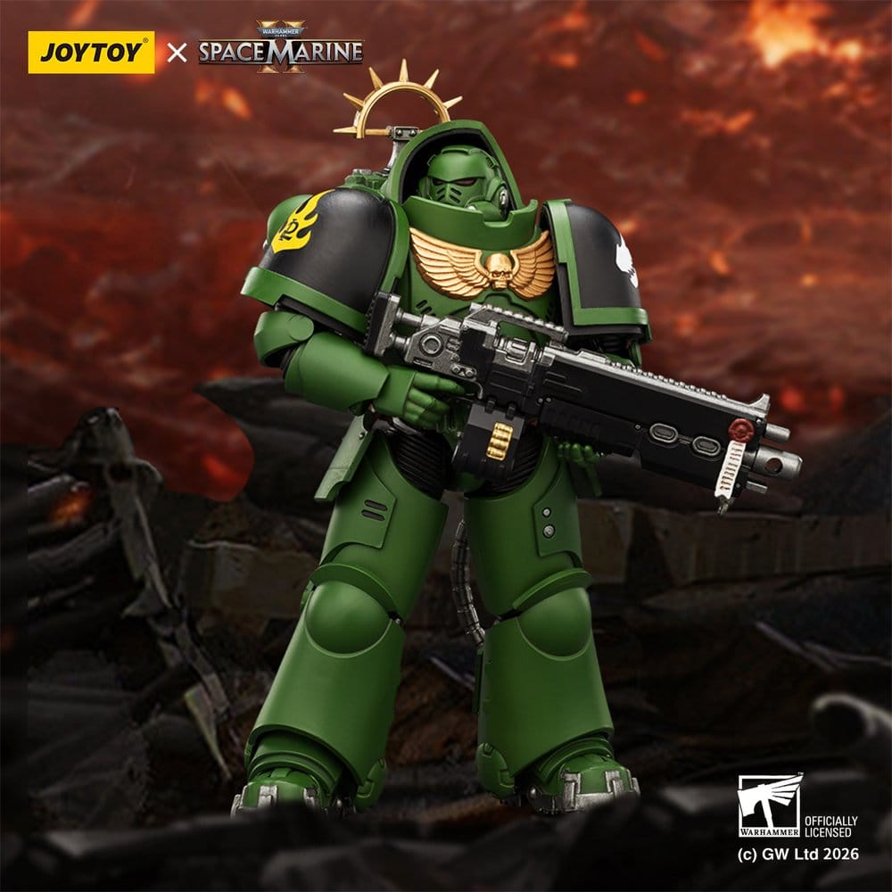 Warhammer 40,000 Action Figure Game Edition Salamanders Heavy Intercessor 13 cm