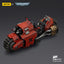 Warhammer 40,000 Raider-pattern Combat Bike Blood Angels with twin-linked bolt rifles 22 cm