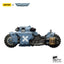 Warhammer 40,000 Raider-pattern Combat Bike Space Wolves with twin-linked bolt rifles 22 cm