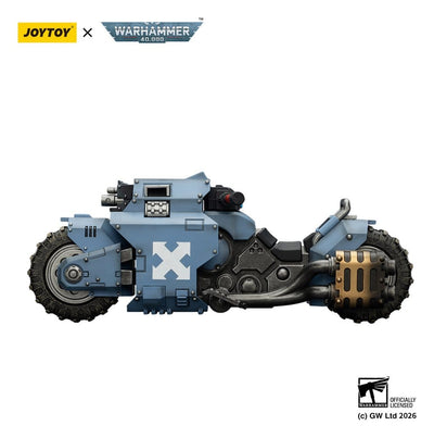 Warhammer 40,000 Raider-pattern Combat Bike Space Wolves with twin-linked bolt rifles 22 cm - Damaged packaging