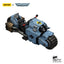 Warhammer 40,000 Raider-pattern Combat Bike Space Wolves with twin-linked bolt rifles 22 cm