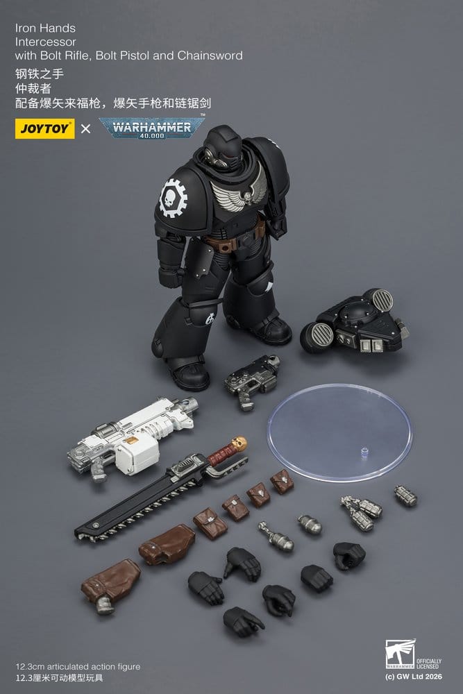 Warhammer 40,000 Action Figure Iron Hands Intercessor 12 cm - Damaged packaging