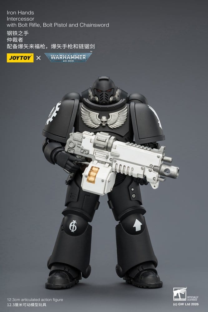 Warhammer 40,000 Action Figure Iron Hands Intercessor 12 cm - Damaged packaging