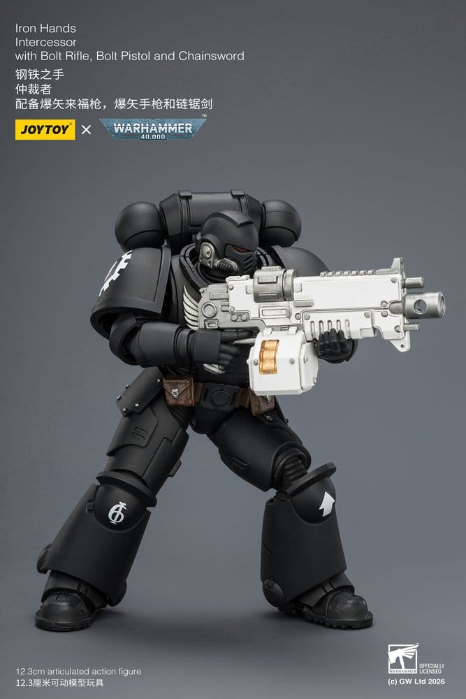 Warhammer 40,000 Action Figure Iron Hands Intercessor 12 cm - Damaged packaging