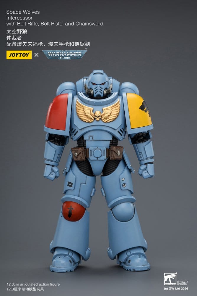Warhammer 40,000 Action Figure Space Wolves Intercessor 12 cm - Damaged packaging