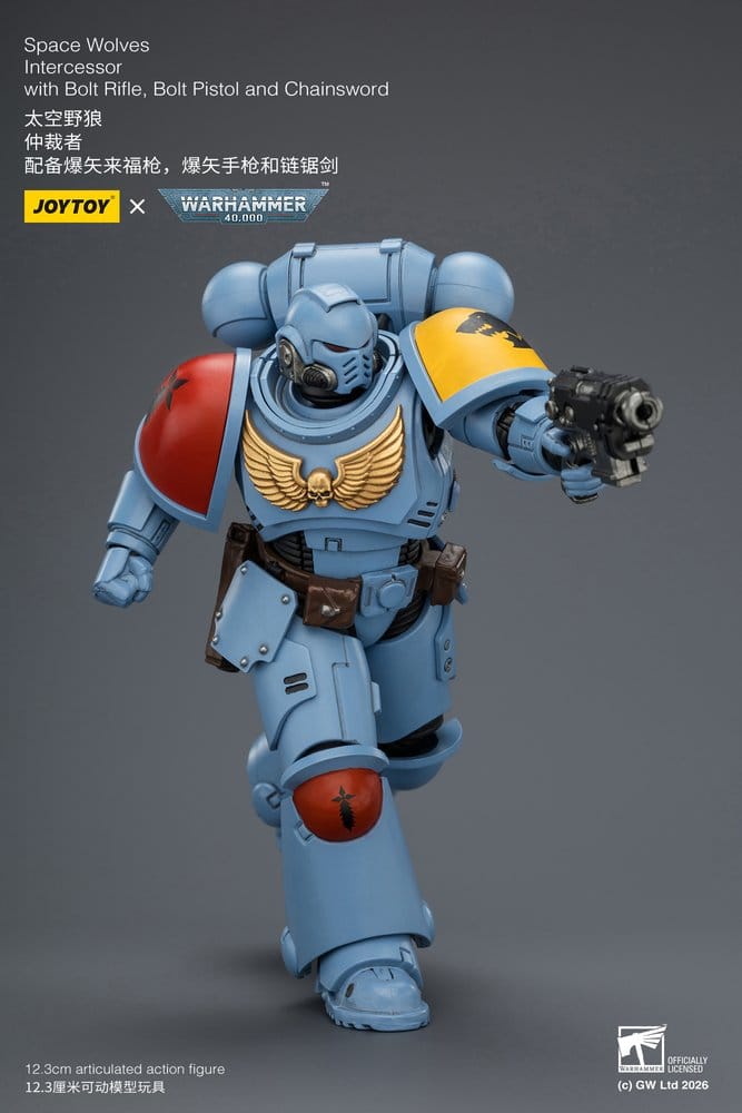 Warhammer 40,000 Action Figure Space Wolves Intercessor 12 cm