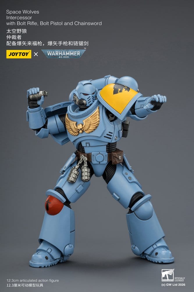 Warhammer 40,000 Action Figure Space Wolves Intercessor 12 cm