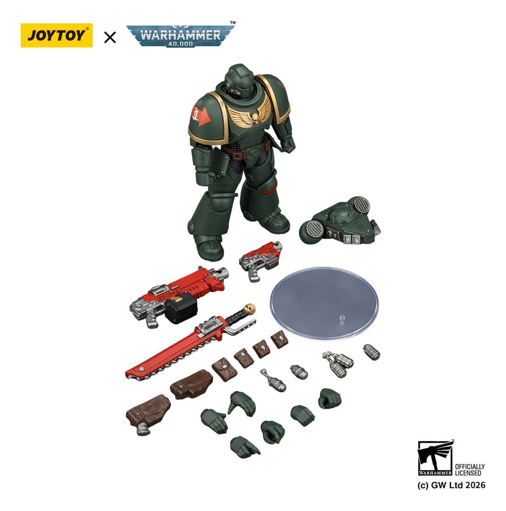 Warhammer 40,000 Action Figure Dark Angels Intercessor 12 cm - Damaged packaging