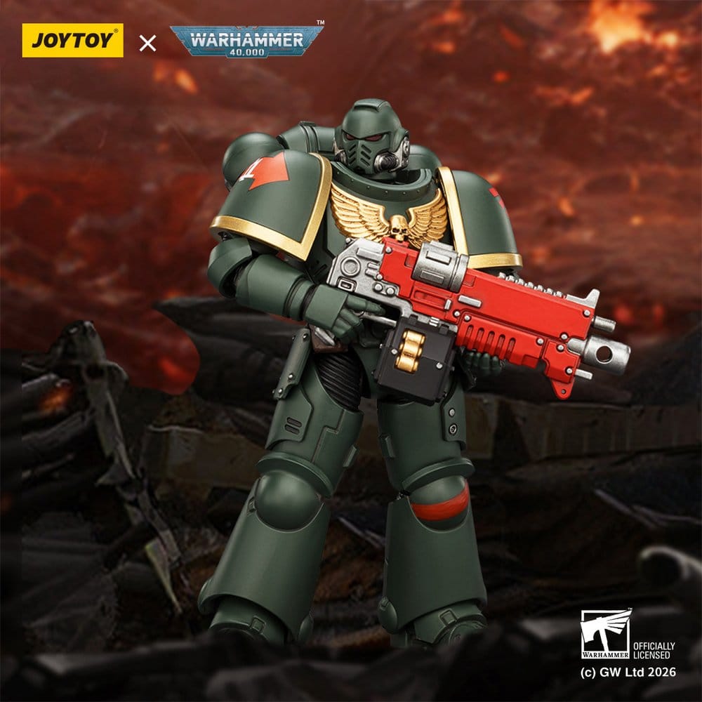 Warhammer 40,000 Action Figure Dark Angels Intercessor 12 cm - Damaged packaging