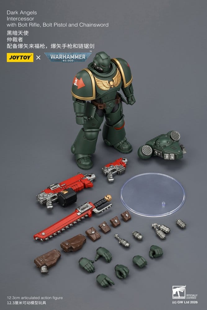 Warhammer 40,000 Action Figure Dark Angels Intercessor 12 cm - Damaged packaging