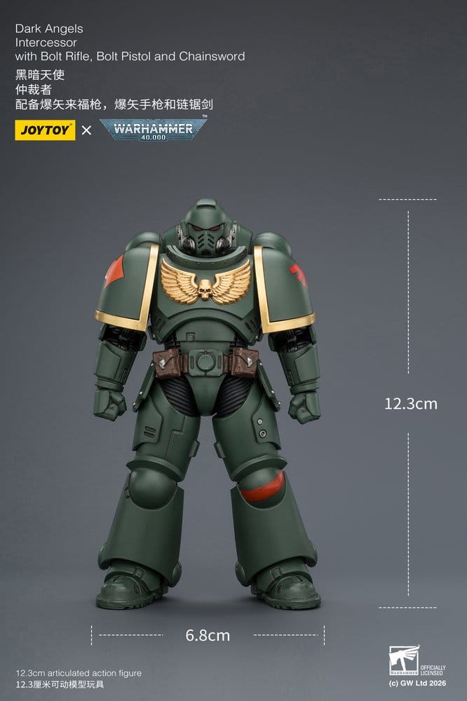Warhammer 40,000 Action Figure Dark Angels Intercessor 12 cm - Damaged packaging