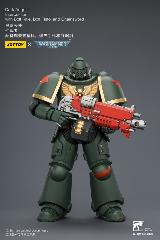 Warhammer 40,000 Action Figure Dark Angels Intercessor 12 cm - Damaged packaging