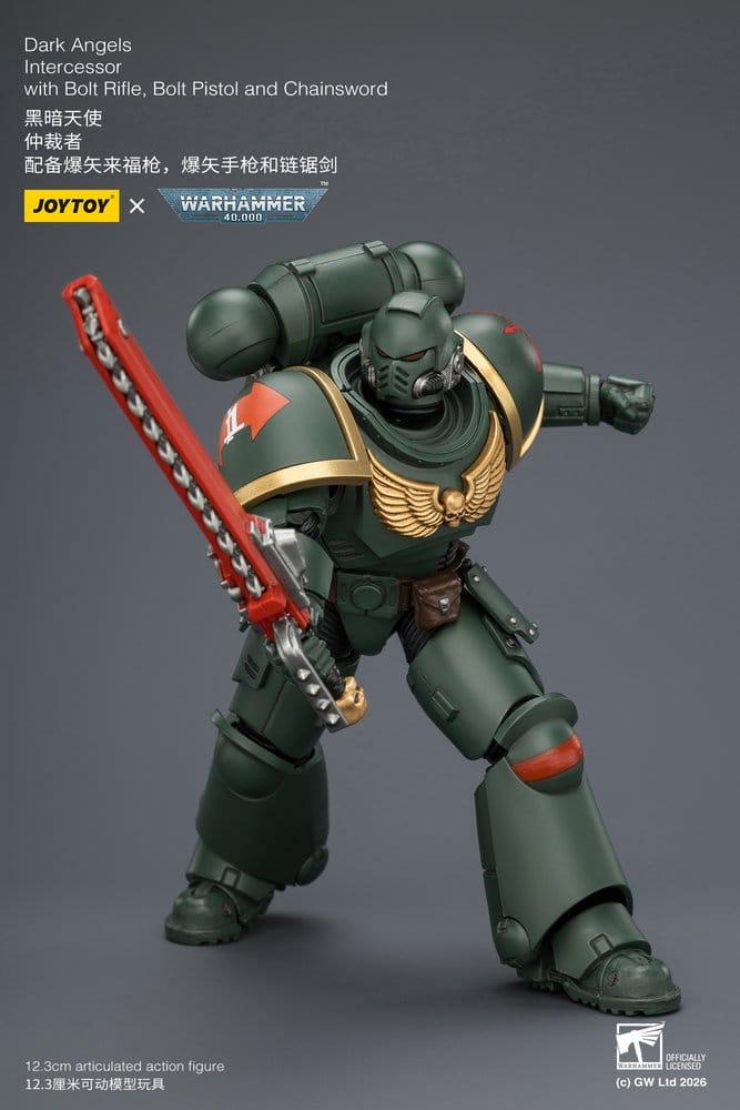 Warhammer 40,000 Action Figure Dark Angels Intercessor 12 cm - Damaged packaging