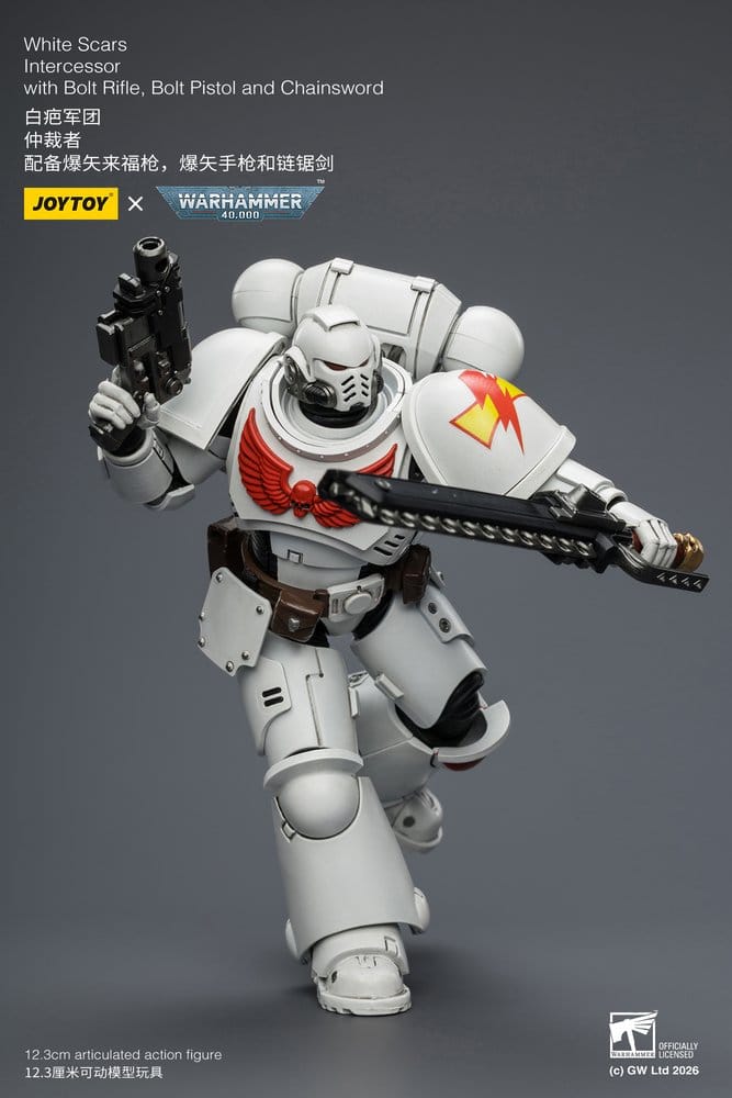 Warhammer 40,000 Action Figure White Scars Intercessor 12 cm