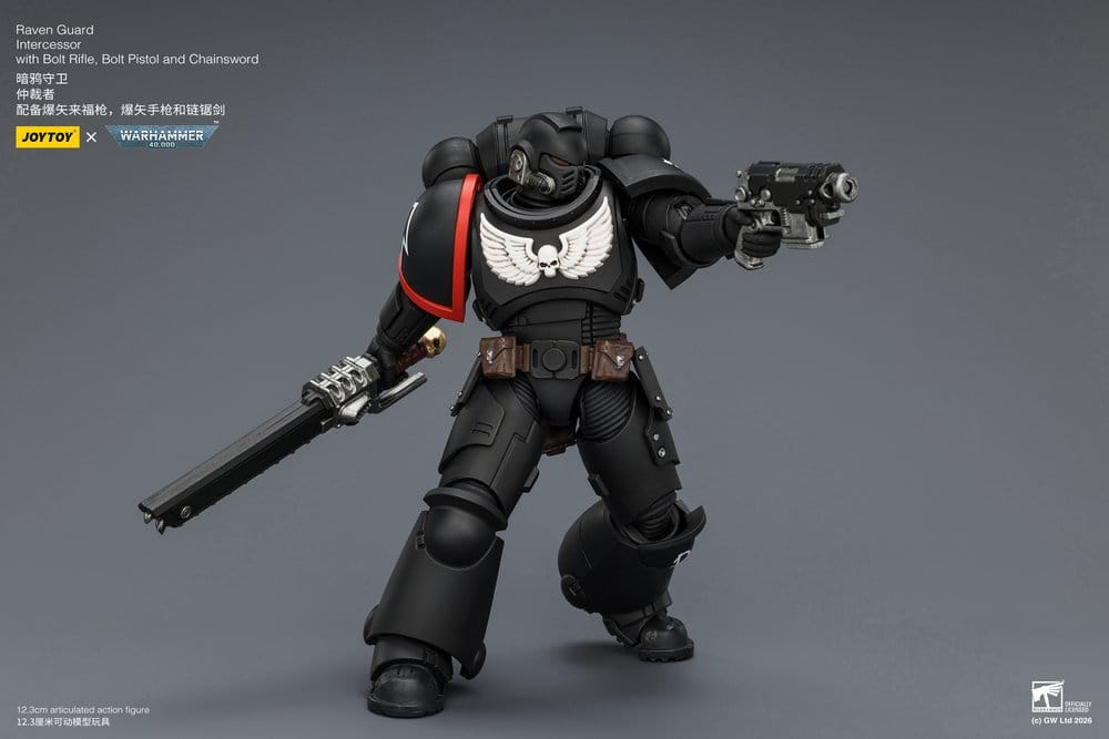 Warhammer 40,000 Action Figure Raven Guard Intercessor 12 cm