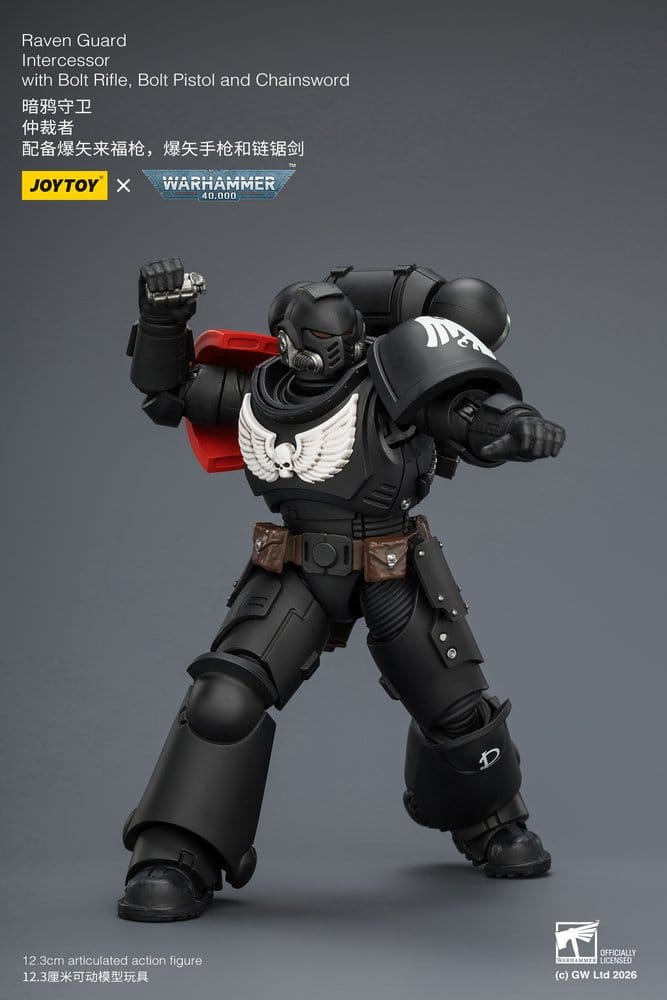Warhammer 40,000 Action Figure Raven Guard Intercessor 12 cm