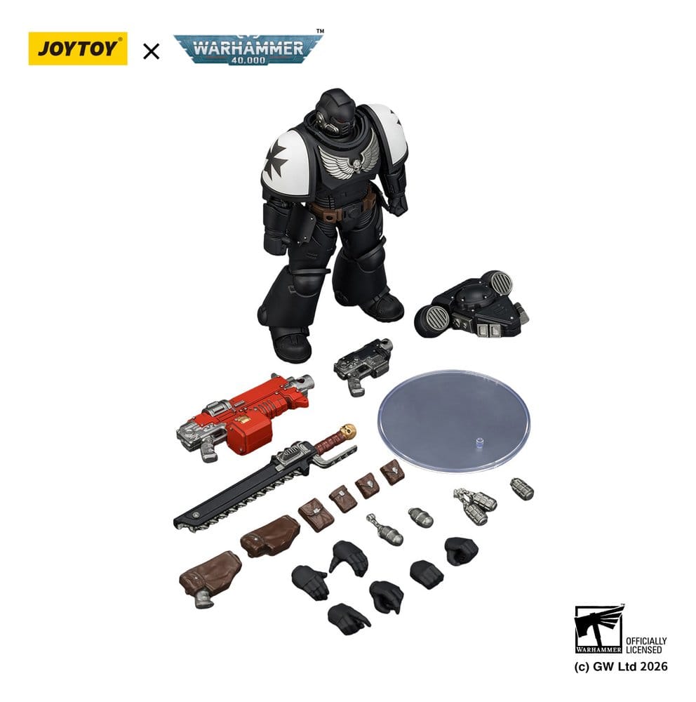 Warhammer 40,000 Action Figure Black Templars Intercessor 12 cm - Damaged packaging