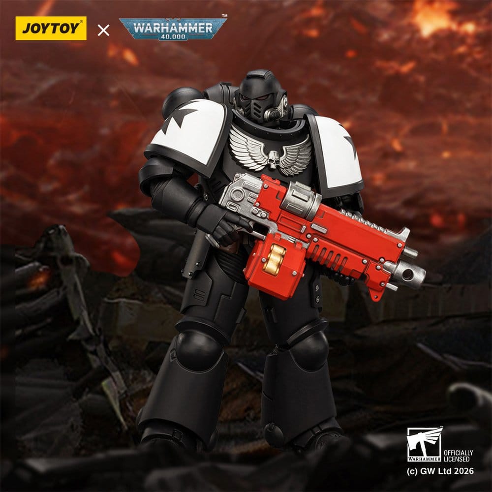 Warhammer 40,000 Action Figure Black Templars Intercessor 12 cm - Damaged packaging