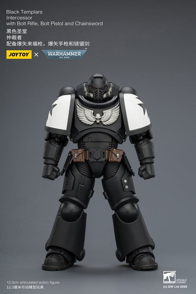 Warhammer 40,000 Action Figure Black Templars Intercessor 12 cm - Damaged packaging