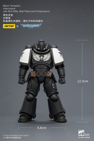 Warhammer 40,000 Action Figure Black Templars Intercessor 12 cm - Damaged packaging