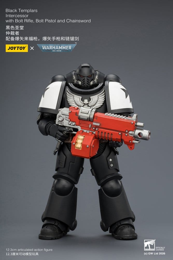 Warhammer 40,000 Action Figure Black Templars Intercessor 12 cm - Damaged packaging