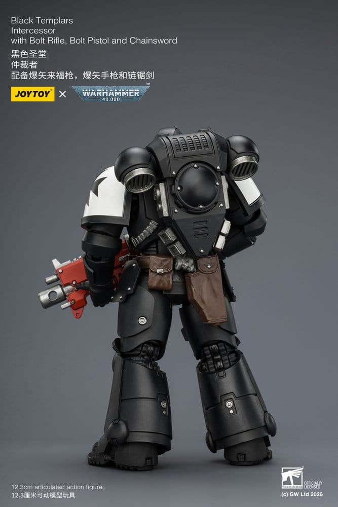 Warhammer 40,000 Action Figure Black Templars Intercessor 12 cm - Damaged packaging