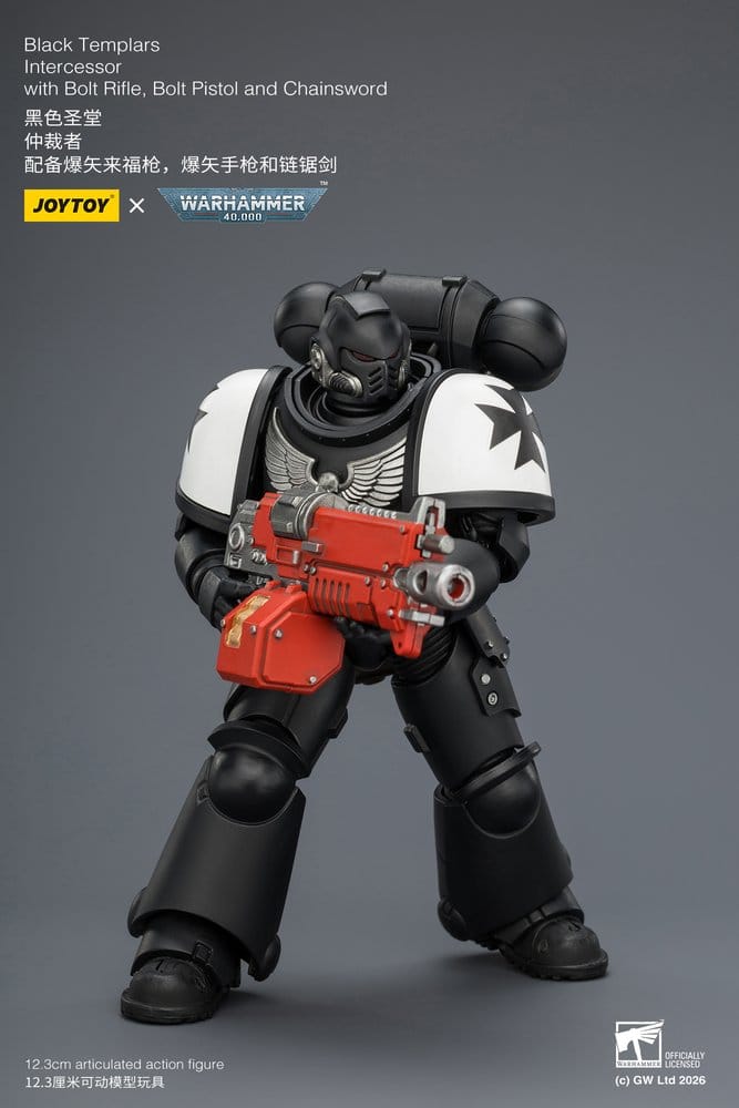 Warhammer 40,000 Action Figure Black Templars Intercessor 12 cm - Damaged packaging