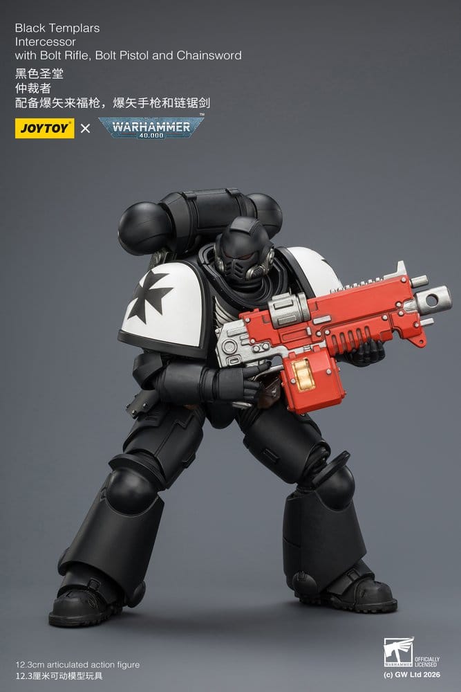 Warhammer 40,000 Action Figure Black Templars Intercessor 12 cm - Damaged packaging