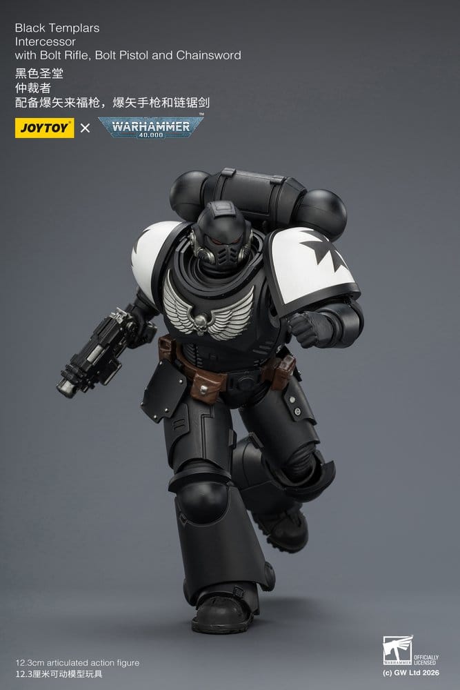 Warhammer 40,000 Action Figure Black Templars Intercessor 12 cm - Damaged packaging