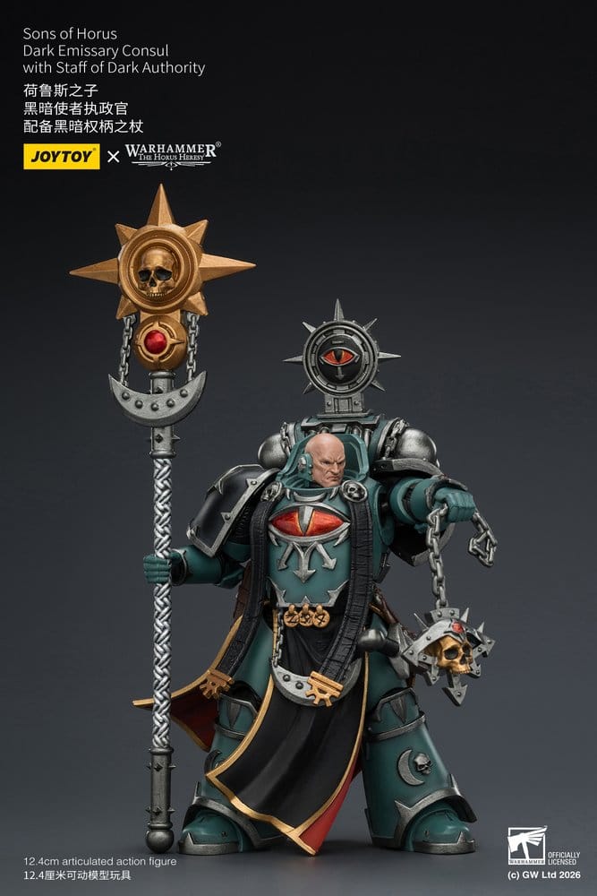 Warhammer The Horus Heresy Action Figure Sons of Horus Dark Emissary Consul 12 cm