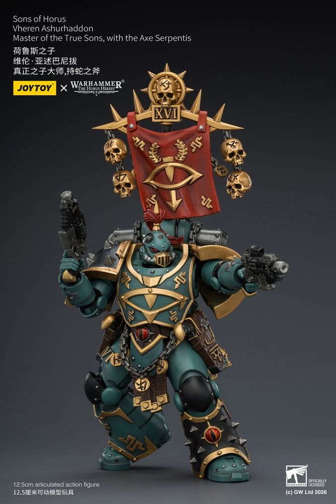 Warhammer The Horus Heresy Action Figure Sons of Horus Vheren Ashurhaddon Master of the True Sons 13 cm