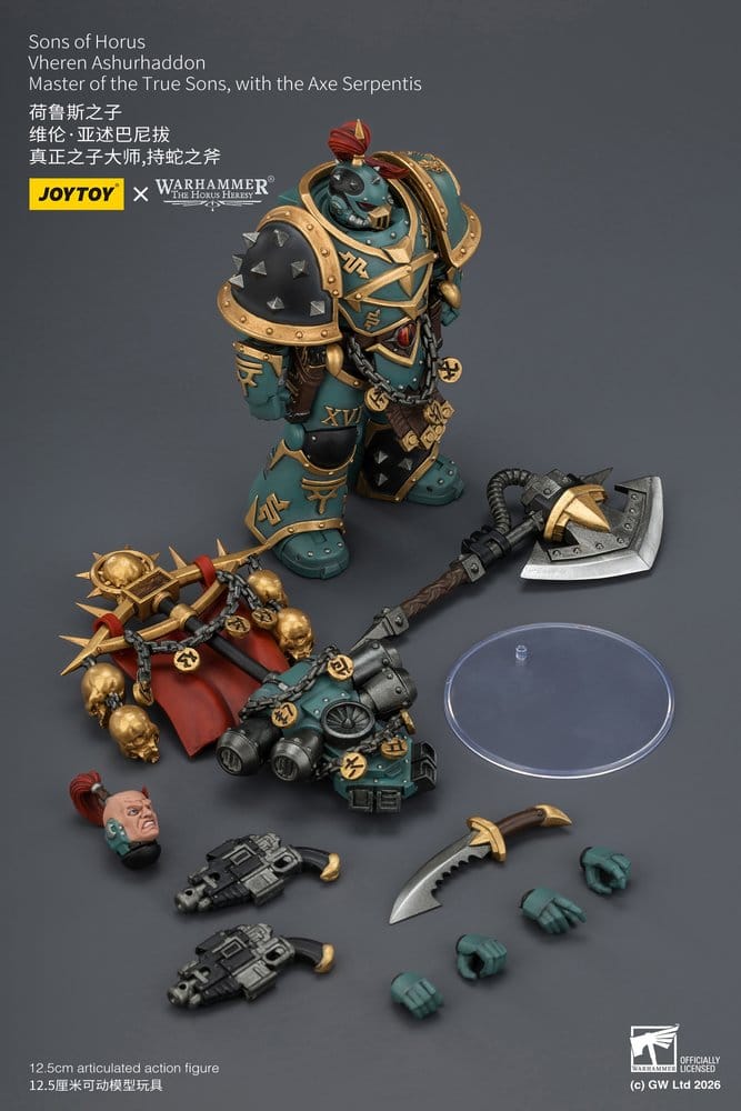 Warhammer The Horus Heresy Action Figure Sons of Horus Vheren Ashurhaddon Master of the True Sons 13 cm